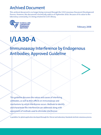 Immunoassay Interference by Endogenous Antibodies, 1st Edition